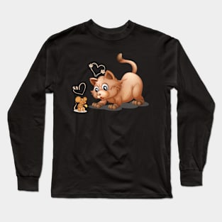 Cat and Rat - Cat and Mouse Long Sleeve T-Shirt